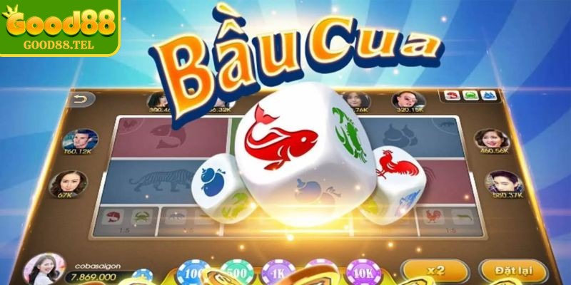 Bầu cua Good88 là phiên bản trực tuyến của trò bầu cua cá cọp truyền thống